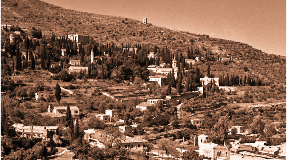 המקדש-של-מיס-קארי-בראש-הר-אורה-מעל-עין-כרם-1954_הארכיון-הציוני-המרכזי
